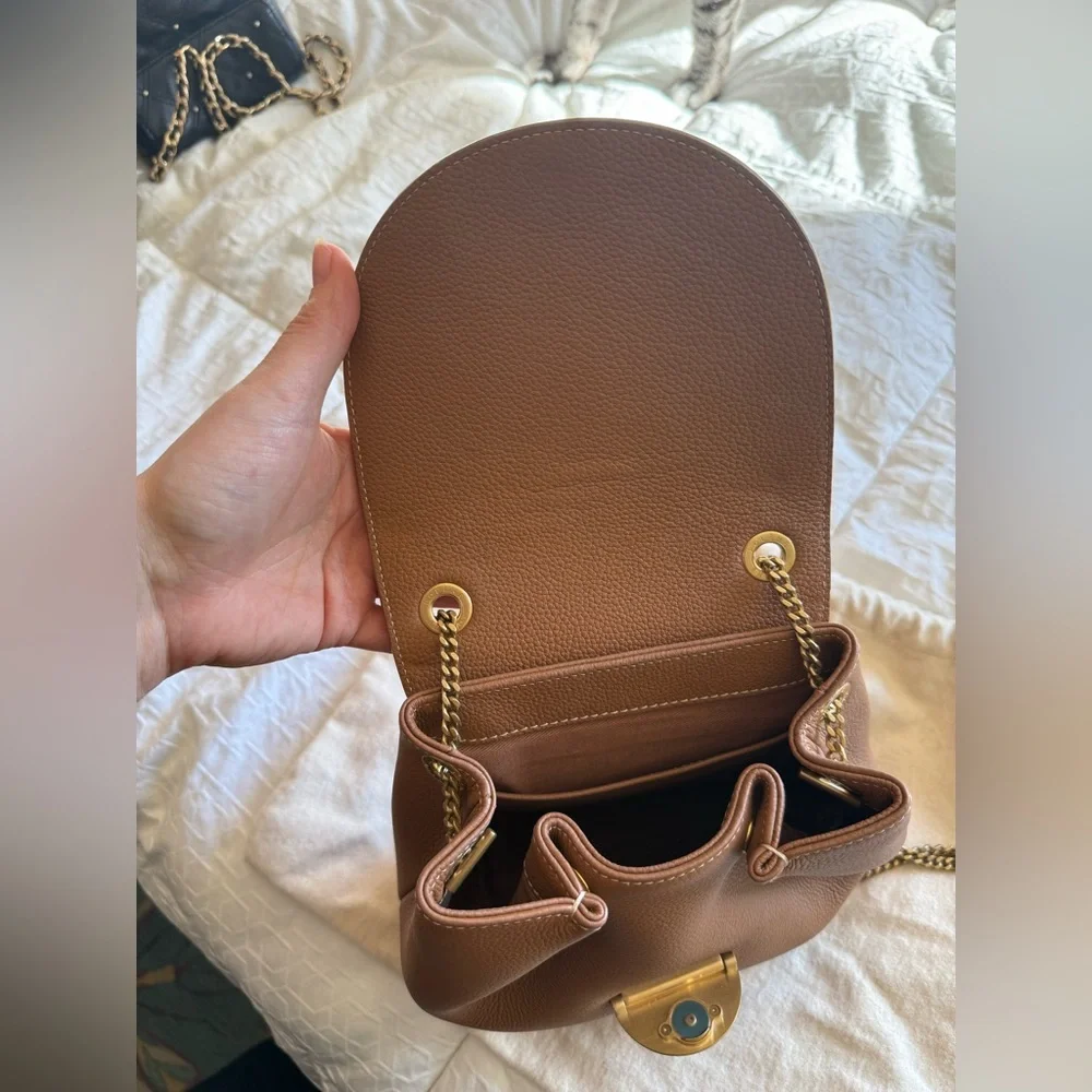 Polene Tan Leather Bag - Picture 9 of 11